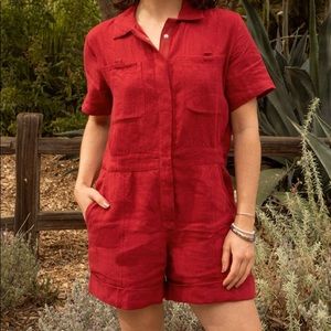 BACK BEAT RAGS ROMPER 🍅